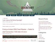 Tablet Screenshot of erikrothoff.com